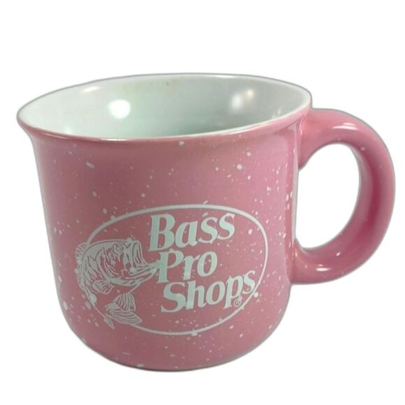 Bass Pro Shops Other - Bass Pro Shops 16-oz. Camp Mug 2-Tone Speckled Stonewarw With Logo Design